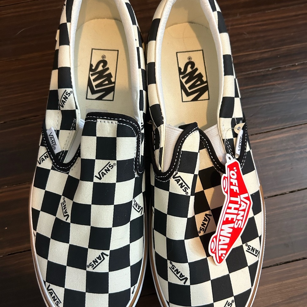 Vans Checkerboard Slip-On Sneakers